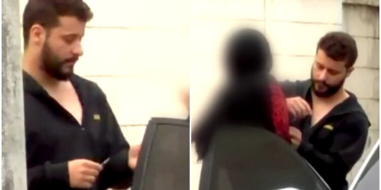 VÍDEO: falso médico aplica injeção em mulher na rua, em Mogi das Cruzes